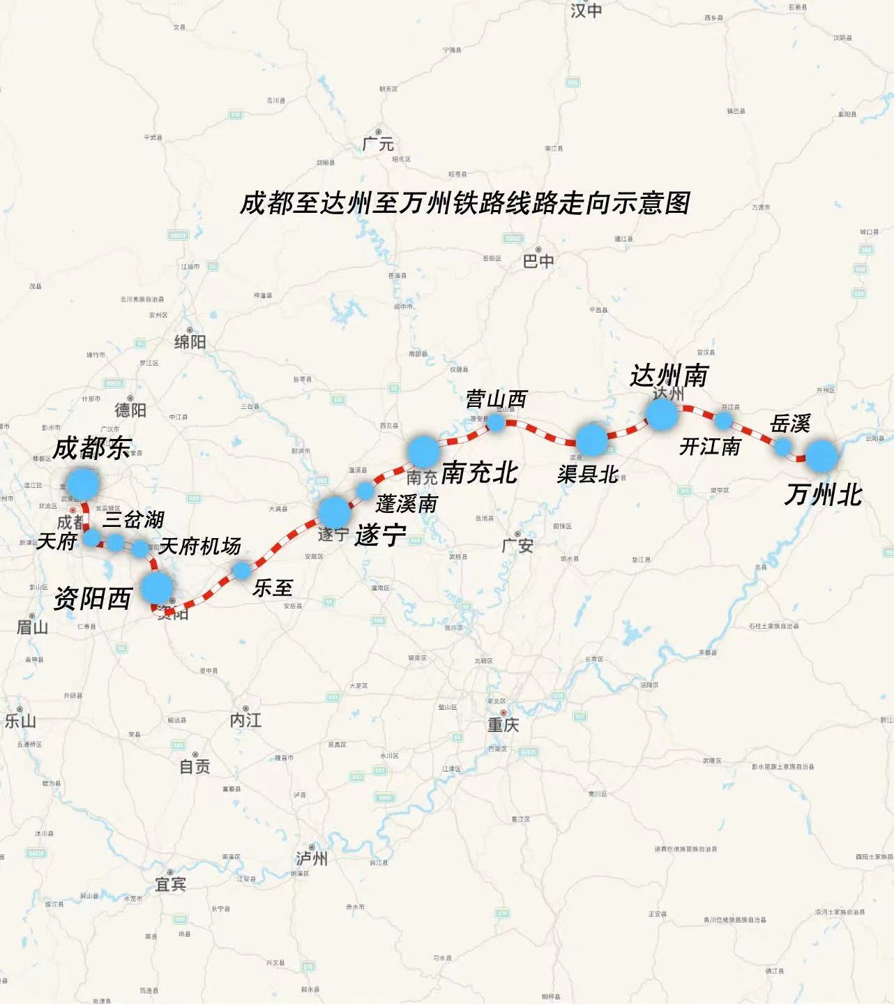 成达万高铁最新线路图揭秘，心中的桥，梦想的航程启程