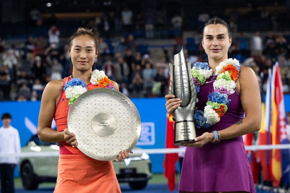 郑钦文说自己和萨巴伦卡可以五五开