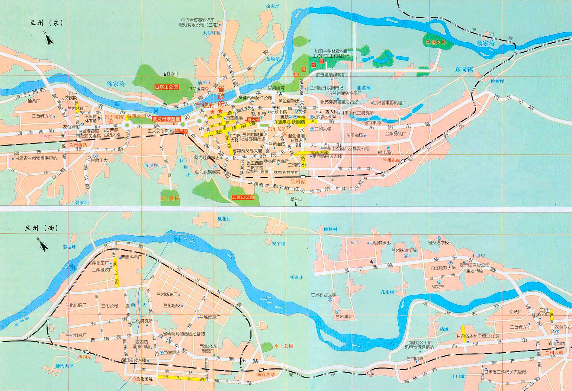 兰州市最新版地图，城市探险与友情的温暖旅程