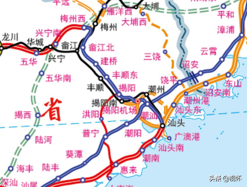 广湛高铁最新线路图