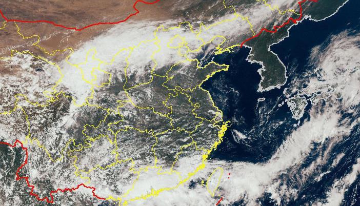 台风卫星云图实况更新，风云变幻中的力量与影响