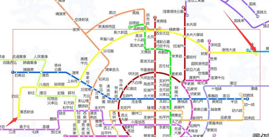 西安地铁线路图最新版